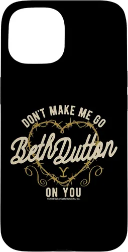 Vista 6 de Funda para iPhone 16 Yellowstone Beth Dutton Don't Make Me