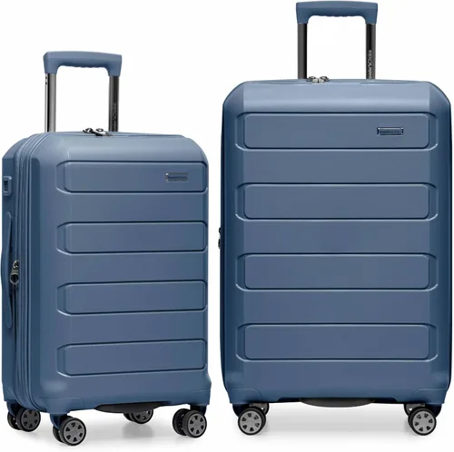 Vista 16 de Traveler's Choice Pagosa indestructible Hardshell expandible Spinner Equipaje, Azul bebé, Pagosa indestructible Hardshell expandible Spinner Equipaje