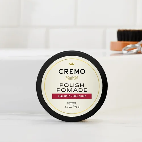 Vista 5 de Cremo Pomada de Brillo para Peinado de Cabello para Hombres - Pomada de Brillo de Grado de Barbería Premium para Peinado de Cabello, 3.4 Oz