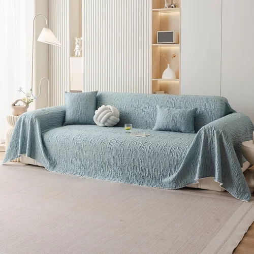 Vista 25 de DREAMINGO Funda de Sillón de Chenilla Fundas de Sofá Jacquard Lavables Protector de Muebles Funda de Sofá Reclinable 1 Cojín Funda de Silla