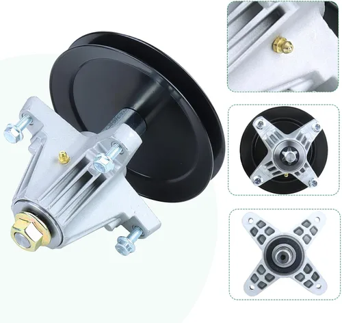 Vista 6 de Juego de 2 husillos engrasados 918-04865A que sustituyen a Cub Cadet 918-04865A Kit de husillo de cubierta, husillo 918 04865A, husillo de cubierta