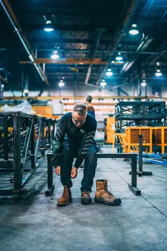 Vista 10 de Kodiak Botas de trabajo Chelsea impermeables McKinney con punta compuesta ESR para hombre
