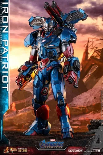 Vista 2 de Obra maestra de la película DIECAST Avengers: End Game, figura a escala 1/6, Iron Patriot