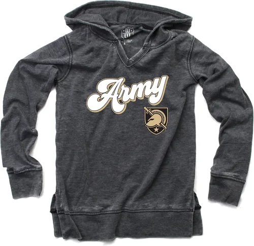 Vista 28 de Wes and Willy NCAA Camiseta con Capucha de Cuello en V para Niñas Air Force Falcons Azul