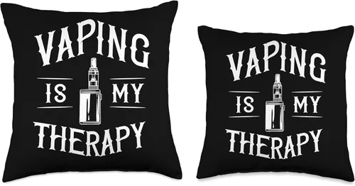Vista 3 de Vape Smoking Vaping - Almohada electrónica para ahumar cigarrillos, 16 x 16 pulgadas, multicolor