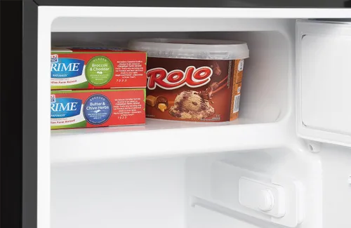Vista 8 de Danby DCR045B1BSLDB - Refrigerador compacto de 4.5 pies cúbicos con verdadero congelador en acero inoxidable