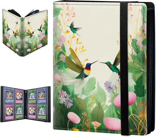 Vista 15 de Carpeta para tarjetas intercambiables, 4 bolsillos para tarjetas intercambiables, 160 bolsillos de doble cara, funda para tarjetas de tamaño Mujeres