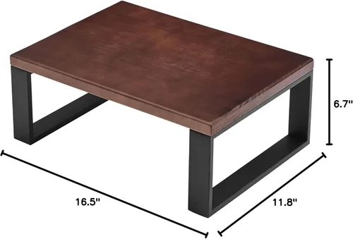 Vista 9 de Banqueta de madera sólida para adultos y personas mayores, antideslizante, escalera resistente para camas altas con capacidad de 500 LBS, banqueta