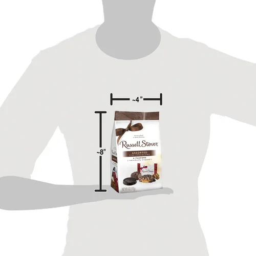 Vista 6 de Russell Stover Mini chocolates surtidos, bolsa de 6 oz