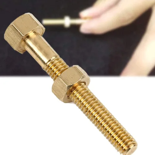 Vista 5 de MilesMagic Mago Micro Psíquico Tuerca Fuera de Perno Tornillo Truco de Cerca Mentalismo Tornillo Giratorio en Movimiento de Cerca Ultimate Magic