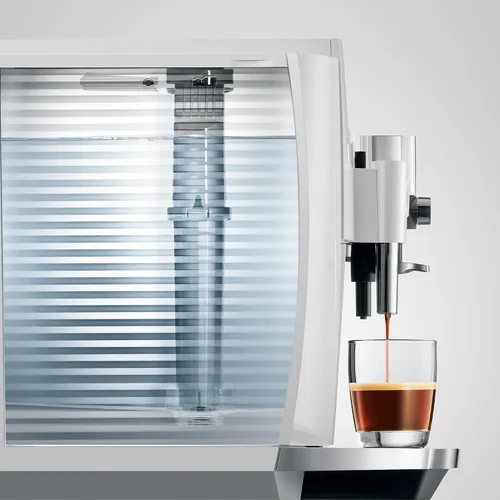 Vista 5 de Jura Máquina de café espresso automática E8 (blanco piano)