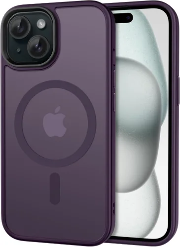 Vista 35 de CACOE Funda magnética para iPhone 12 y iPhone 12 Pro de 6.1 pulgadas - Compatible con MagSafe y soporte magnético para teléfono en el automóvil,