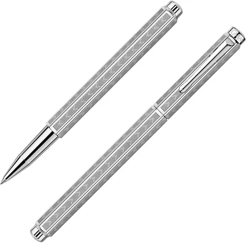 Vista 2 de Caran d' Ache Chevron Ecridor Rhodium - Bolígrafo de punta redonda (0838.286)