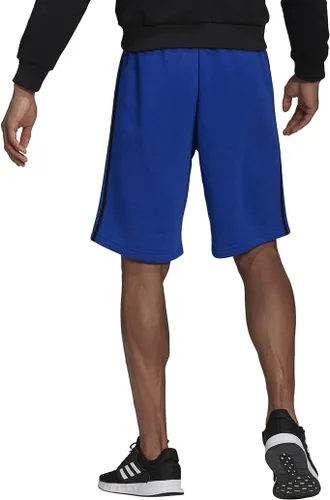 Vista 3 de adidas Men's Essentials Fleece 3-Stripes Shorts