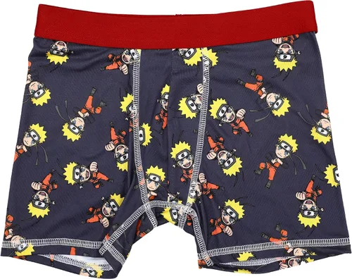 Vista 6 de Naruto Shippuden - Calzoncillos tipo bóxer con estampado de personajes para niños