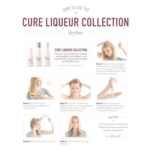 Vista 6 de Drybar Aceite de tratamiento restaurador de licor curativo previo a champú