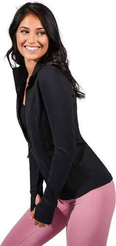 Vista 3 de 90 Degree By Reflex Chaqueta deportiva ligera con cremallera completa para mujer