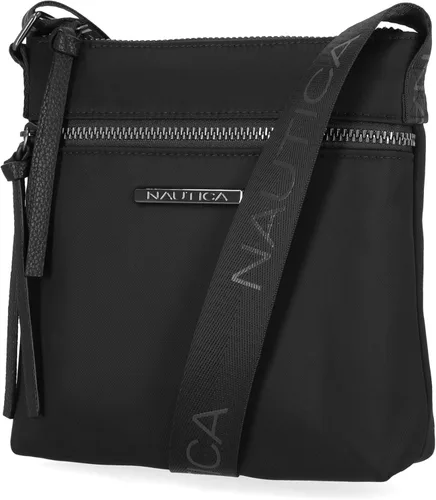 Vista 16 de Nautica Diver - Bolso bandolera pequeño de nailon para mujer con correa ajustable para el hombro