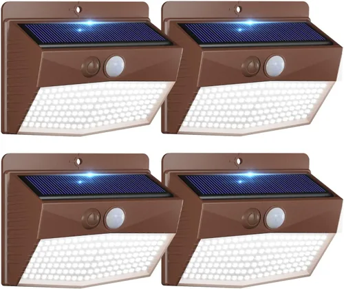 Vista 10 de Peasur 1 paquete de luces solares con sensor de movimiento para exteriores