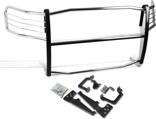 Vista 8 de DNA MOTORING GRILL-G-022-BK - Protector de rejilla para parachoques delantero, color negro, compatible con Ram 1500 09-18