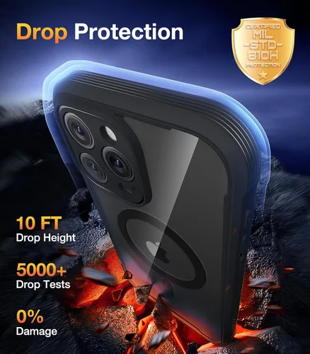 Vista 240 de DIACLARA - Funda transparente compatible con iPhone XR 6.1 pulgadas 2018