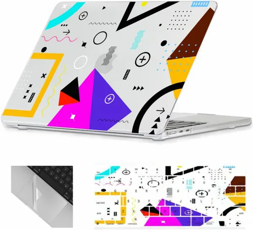 Vista 8 de Se7enline Funda compatible con MacBook Neo de 13 pulgadas 2026 A3404, diseño estético, bonita carcasa rígida femenina, cubierta de teclado