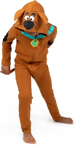Vista 3 de Scooby-Doo Overol de cosplay con cremallera para recién nacidos a niños grandes
