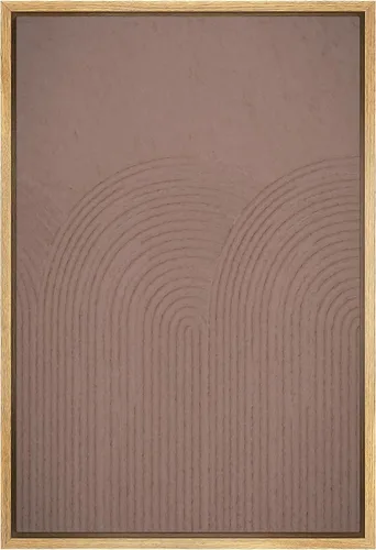 Vista 3 de SIGNWIN Lienzo enmarcado para pared, bosque blanco y negro, pino, ilustraciones de naturaleza silvestre, arte moderno, rústico, decorativo