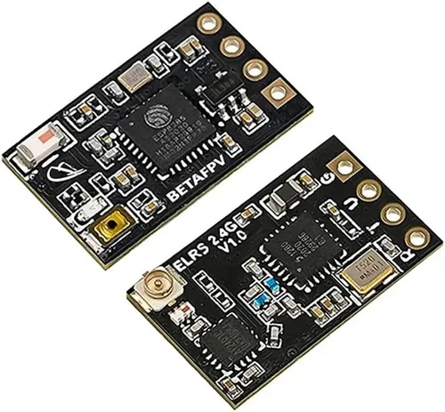 Vista 2 de SPARKHOBBY BETA FPV ExpressLRS ELRS Nano 2.4GH z 915MHz Receptor IPEX Interfaz para Control Remoto FPV Drones Partes (Nano RX 2.4G 1PC)