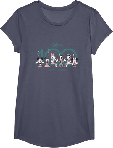 Vista 11 de Disney 100 Years of Wonder Mickey & Pals Muted Cute D100 Camiseta, Negro