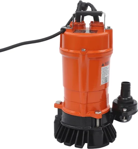 Vista 5 de Bomba sumergible de aguas residuales 750W (1HP) 5019GPH Caudal 59ft Altura de elevación IP68