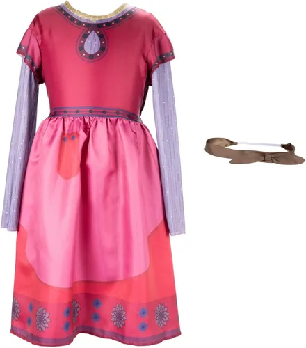 Vista 5 de Disney's Wish Asha & Dahlia - Baúl de vestir, juego de rol de mejores amigos, se adapta a tallas 4-6X Exclusivo de Tienda