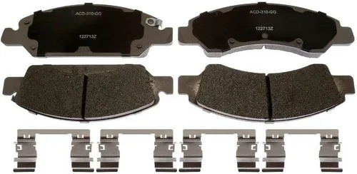 Vista 3 de ACDelco 14d1367ch ventaja Juego de almohadilla de freno delanteros de cerámica con hardware