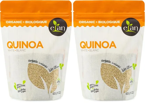 Vista 6 de ELAN Quinoa blanca orgánica de 15 onzas, sin OMG, vegana, sin gluten