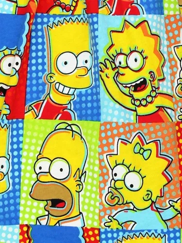 Vista 5 de The Simpsons Family Mens Briefly Stated Boxer Shorts Underwear