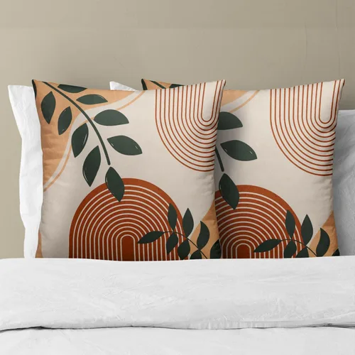 Vista 268 de Giwawa Juego de 2 fundas de almohada decorativas con diseño floral de girasol de 16 x 16 pulgadas, fundas de cojín decorativas para el hogar, sofá