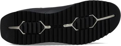 Vista 3 de HUGO BOSS Zapatillas Zayn de malla de cuero de perfil bajo para hombre