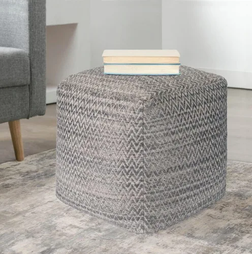 Vista 2 de pasargad Alfombras ptpf-173 Galaxy Pouf Otomano, 1 '6" X 1' 6