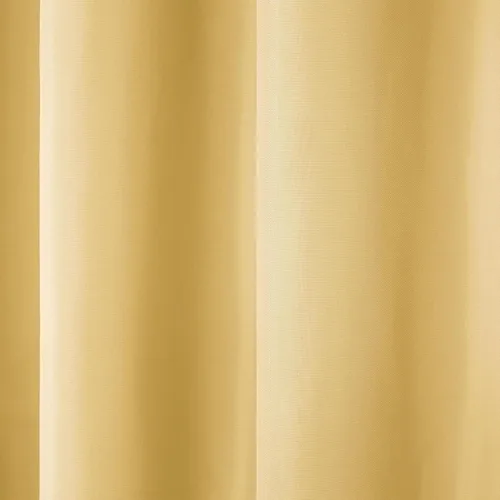 Vista 175 de TOWN & COUNTRY BASICS Cabana Cortinas Sólidas de Peso Pesado para Interiores y Exteriores, Opacidad de Filtrado de Luz con Parte Superior de Ojales