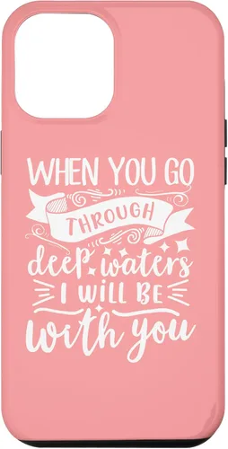 Vista 25 de iPhone 16 Bible Verse Isaiah 43:2 Christian Quote Motivational Gifts Case
