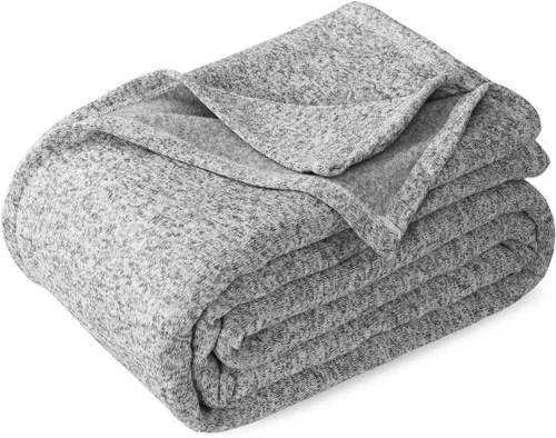 Vista 12 de KAWAHOME - Manta de punto para verano, ligera, transpirable, peluda, de jersey para sofá o cama