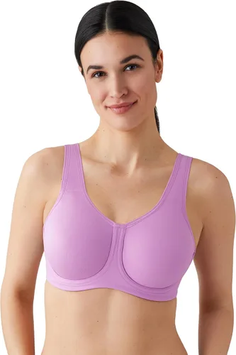 Vista 17 de Wacoal Sujetador deportivo Simone Sport sin forro de cobertura completa con aros para mujer, 855170 Arena