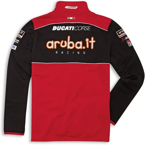 Vista 2 de Mens Ducati Corse SBK 20 Team Replica 34 Zip Sweatshirt