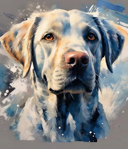 Vista 13 de ZMHZMY Kits de pintura por números, Labrador Retriever DIY lienzo digital pintura al óleo regalo para niños, estudiantes, adultos principiantes