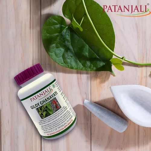 Vista 6 de patanjali Giloy Ghanvati 60 Comprimidos