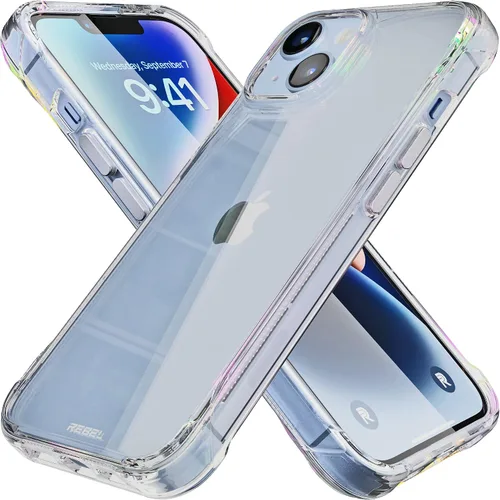 Vista 40 de Phone REBEL - Funda transparente para iPhone 14 Plus [Crystal Series Gen-4] Compatible con MagSafe Resistente, Antiarañazos, Sin Amarilleo