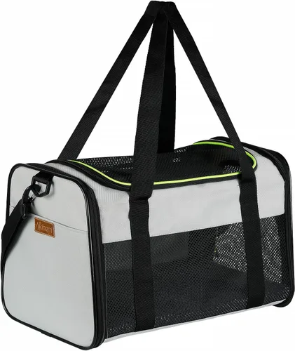 Vista 9 de Transportín para Gatos - Transportín Portátil Plegable para Perros y Mascotas, Bolsa para Mascotas de Lados Suaves hasta 15 Libras, Transportín