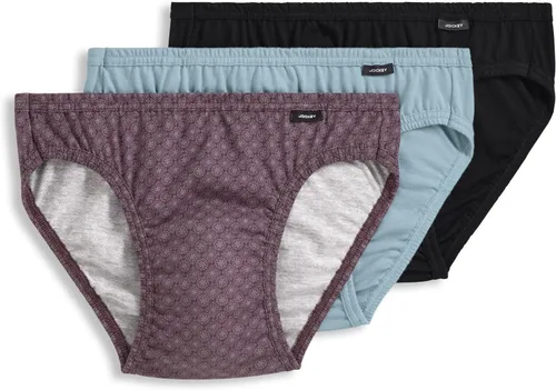 Vista 9 de Jockey Ropa interior Elance Bikini para hombre, paquete de 3 Estrellas americanas