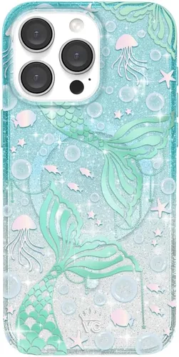 Vista 14 de VELVET CAVIAR Funda compatible con MagSafe para iPhone 15, probada en caídas de 10 pies, estampado de leopardo y amatista morada