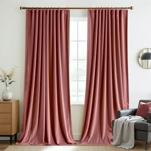 Vista 24 de MIULEE Cortinas de Terciopelo Negro de 84 Pulgadas de Largo 2 Paneles - Cortinas de Ventana con Pliegues Pinzados de Lujo que Oscurecen